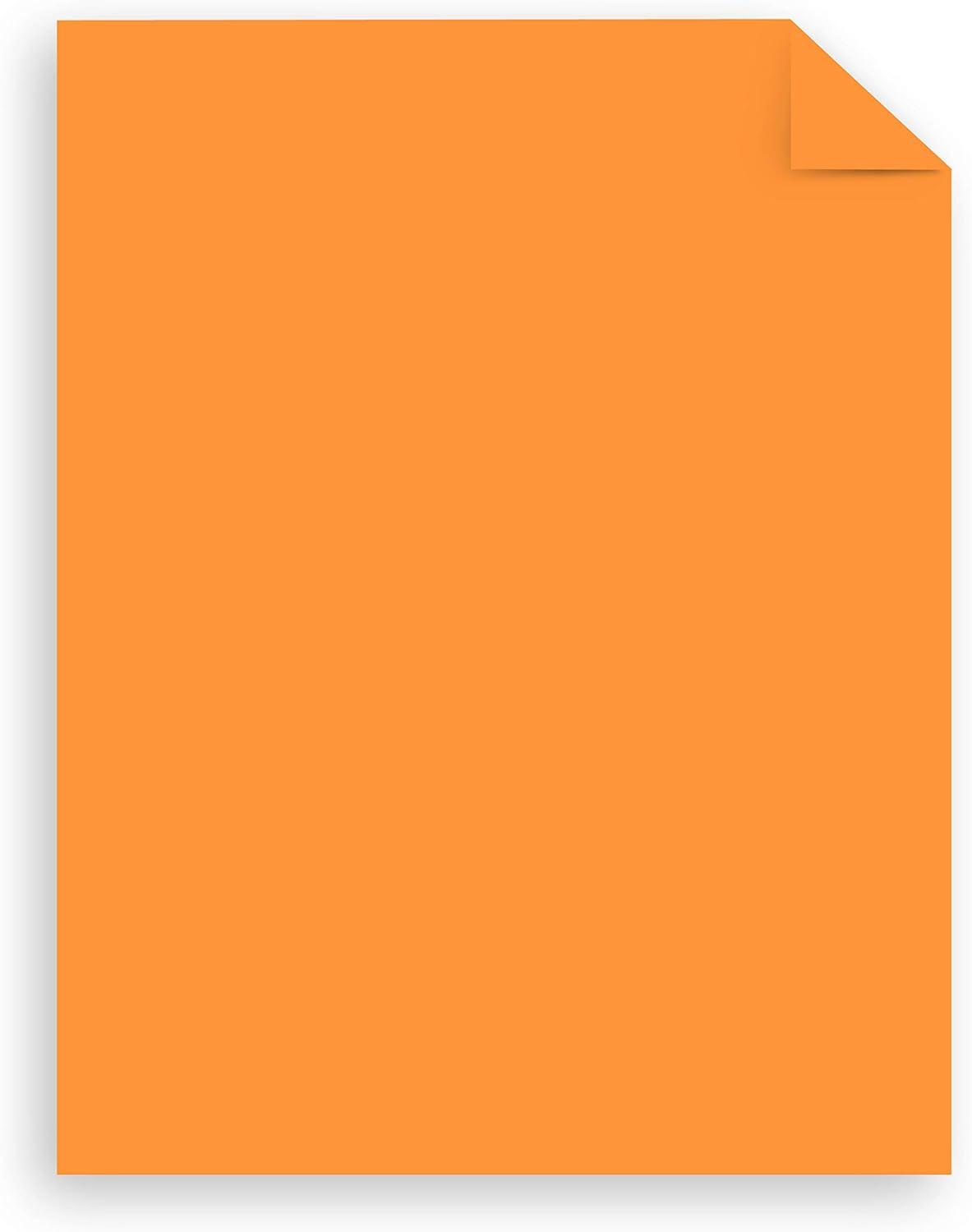 image:imageAstrobrights Mega Collection Colored Cardstock Bright Orange 320 Sheets 65 lb176 gsm 85 x 11 MORE SHEETS 91626320 Count Pack of 1