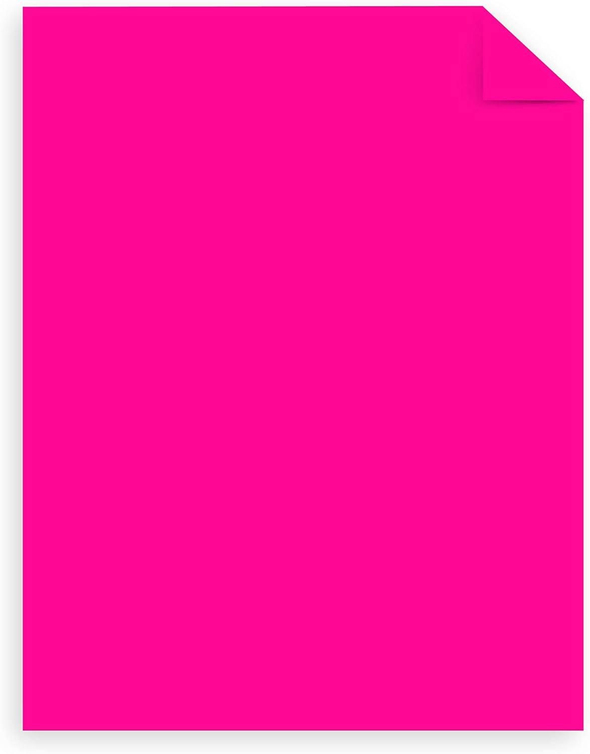 image:imageAstrobrights Mega Collection Colored Cardstock Ultra Pink 320 Sheets 65 lb176 gsm 85 x 11 MORE SHEETS 916801 Ream