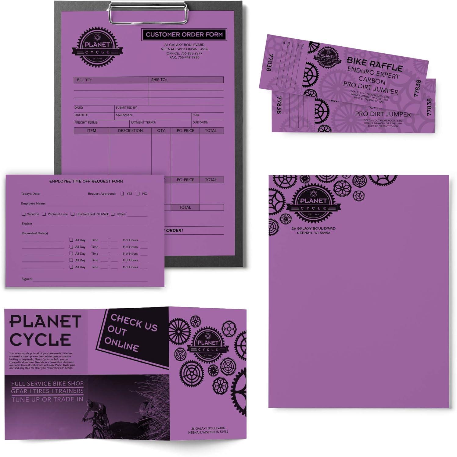 image:imageAstrobrights Mega Collection Colored Paper 8 x 11 24 lb89 gsm Bright Purple 625 Ct 91675 Amazon Exclusive More Sheets625 Count Pack of 6