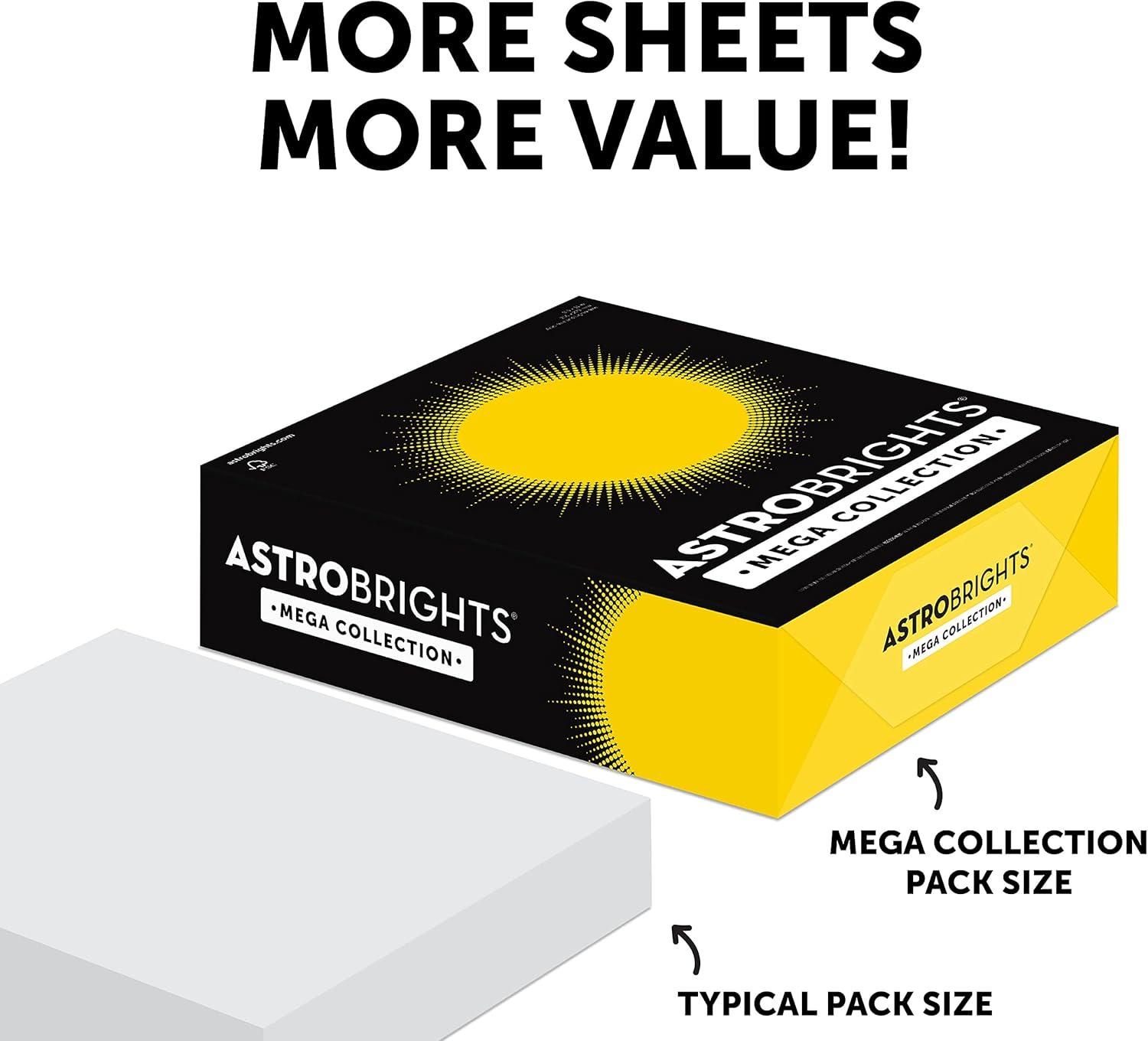 image:imageAstrobrights Mega Collection Colored Paper 8 x 11 24 lb89 gsm Bright Purple 625 Ct 91675 Amazon Exclusive More Sheets625 Count Pack of 6