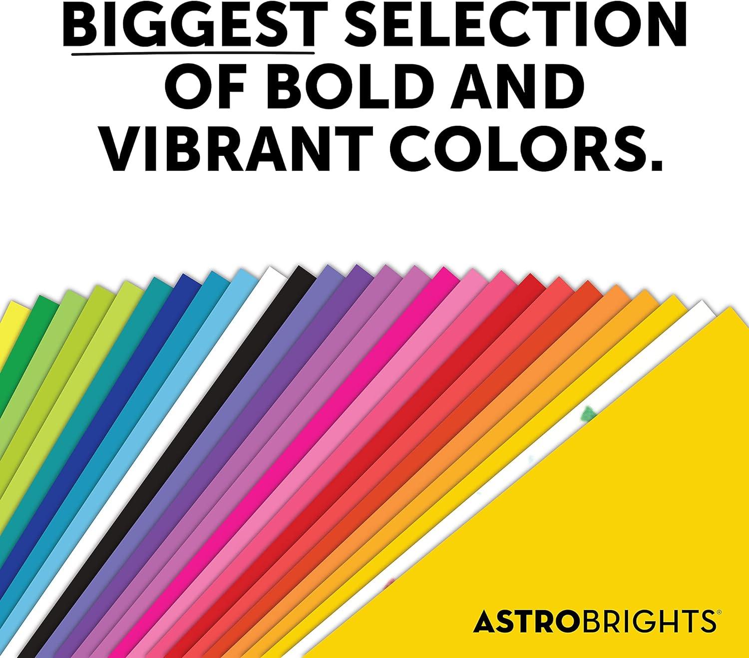image:imageAstrobrights Mega Collection Colored Paper Bright Green 625 Sheets 24 lb89 gsm 85 x 11 MORE SHEETS 91622625 Count Pack of 6