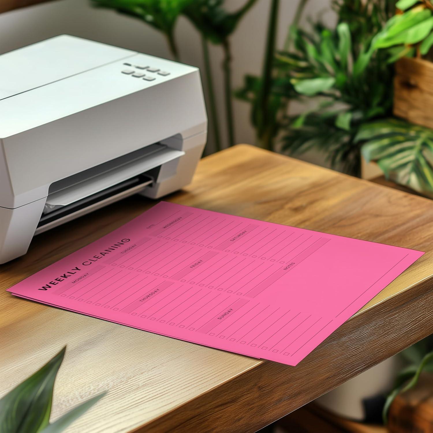 image:imageAstrobrights Mega Collection Colored Paper Neon Pink 625 Sheets 24 lb89 gsm 85 x 11 MORE SHEETS 916731 Ream