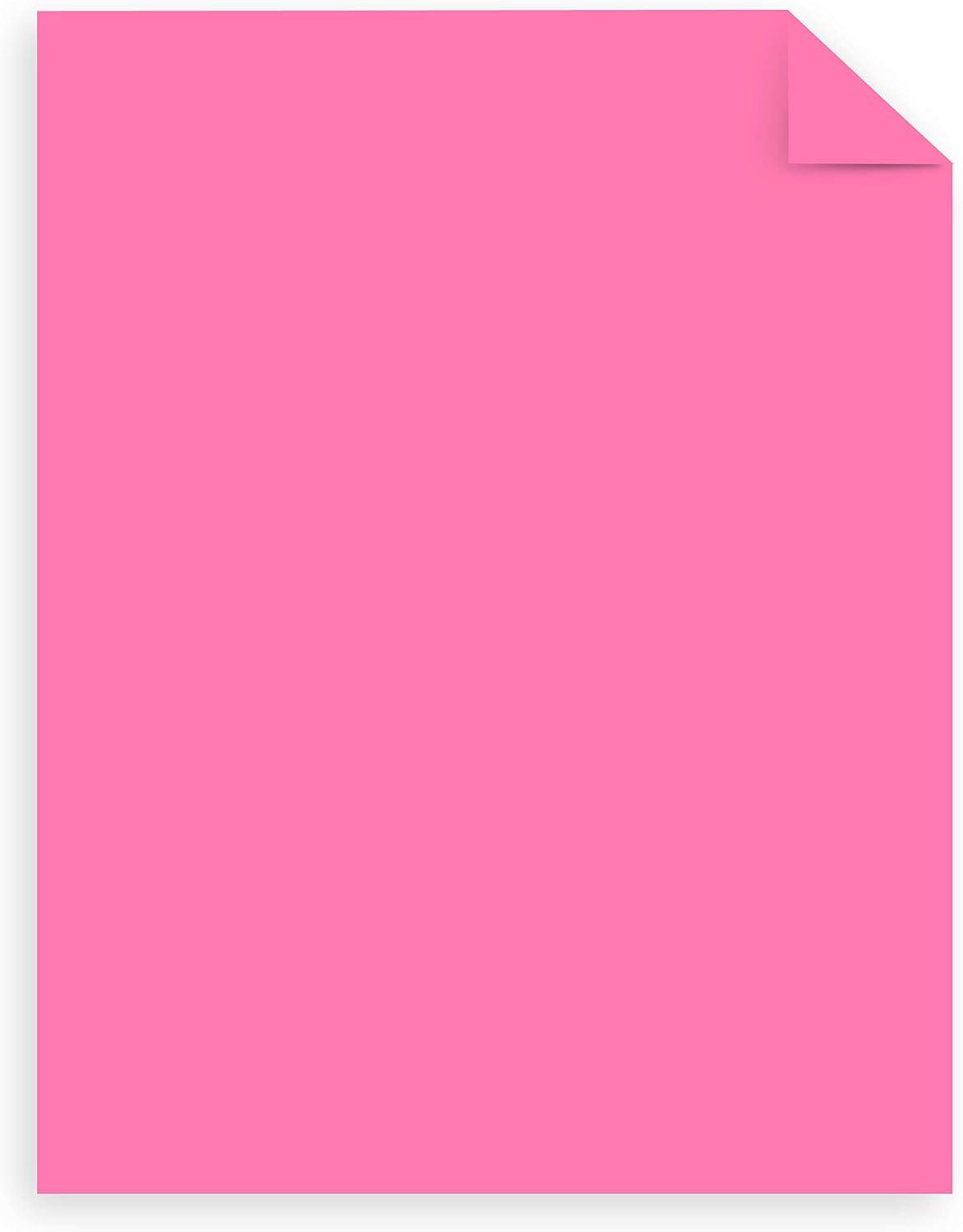 image:imageAstrobrights Mega Collection Colored Paper Neon Pink 625 Sheets 24 lb89 gsm 85 x 11 MORE SHEETS 916731 Ream