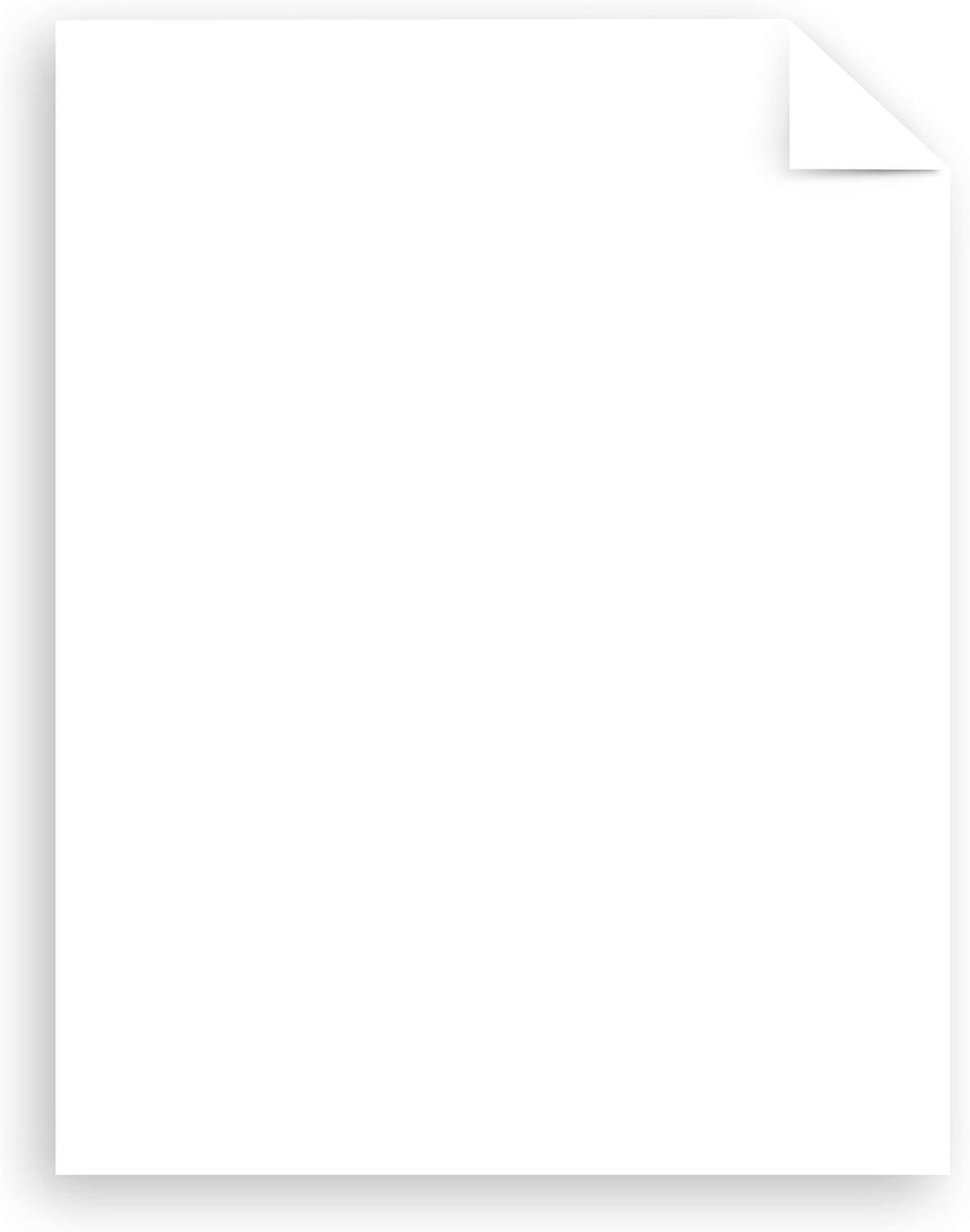 image:imageNeenah White Cover Cardstock 110 lb Heavyweight Cover Stock 185 Sheets 94 Brightness 85 x 11 Ideal for Invitations amp Cards 91346