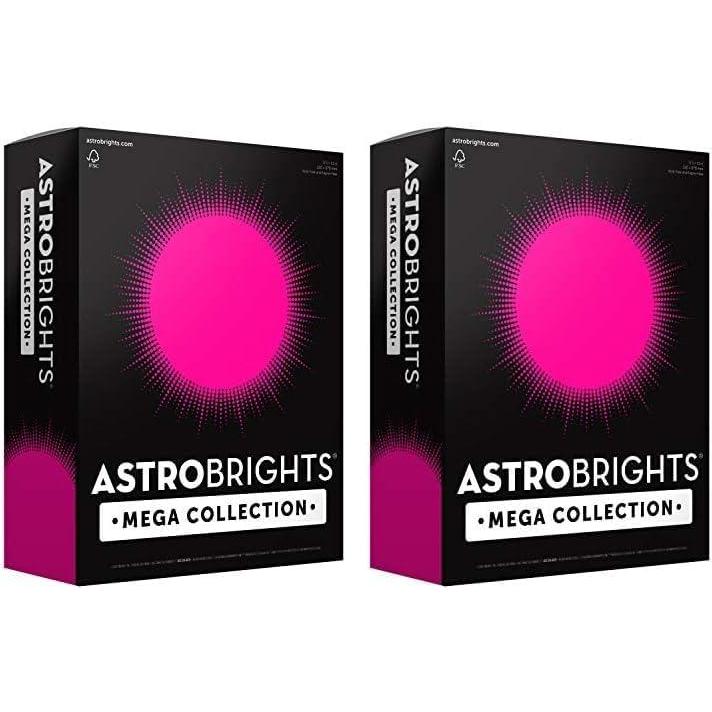 image:imageAstrobrights Mega Collection Colored Paper Bright Pink 625 Sheets 24 lb89 gsm 85 x 11 MORE SHEETS 91674625 Count Pack of 2