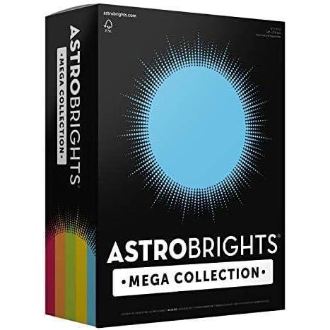 image:imageAstrobrights Mega Collection Colored PaperClassic 5Color Assortment 625 Sheets 24 lb89 gsm 85 x 11 MORE SHEETS 916231 Ream Pack of 6