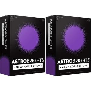 Astrobrights Mega Collection, Colored Cardstock, Ultra Purple, 320 Sheets, 65 lb/176 gsm, 8.5″ x 11″ – MORE SHEETS! (91696)(1 Ream (Pack of 2))