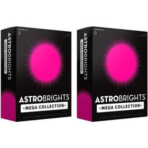 Astrobrights Mega Collection, Colored Paper, Bright Pink, 625 Sheets, 24 lb/89 gsm, 8.5″ x 11″ – MORE SHEETS! (91674)(625 Count (Pack of 2))