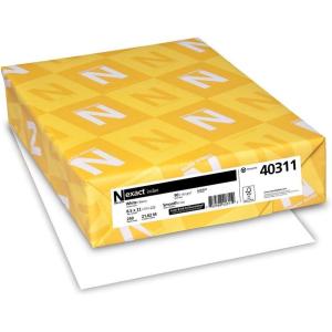 Neenah Paper 40311 Exact Index Card Stock, 90lb, 94 Bright, 8 1/2 x 11, White, 250 Sheets, (Pack of 1)(1 pack)
