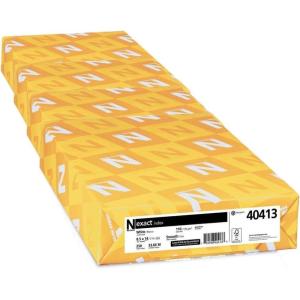 Wausau Exact Index Cardstock, 250 Sheets, White, 94 Brightness, 110 lb, 8.5 x 14 Inches(8.5 x 14 inches (Pack of 4))