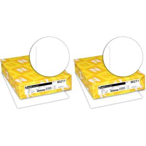 Wausau Papers Neenah Exact Vellum Bristol, 8.5″ x 11″, 67 lb/147 GSM, White, 94 Brightness, 250 Sheets (80211)(250 Count (Pack of 2))