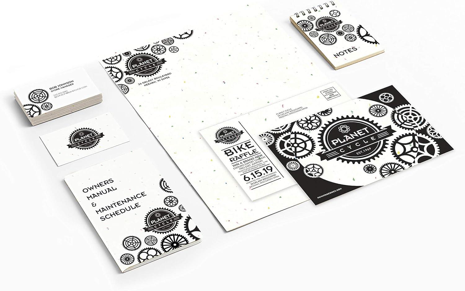 image:imageAstrobrights Mega Collection Colored Cardstock Bright Confetti White 320 Sheets 65 lb176 GSM 85 x 11 91683320 Count Pack of 6