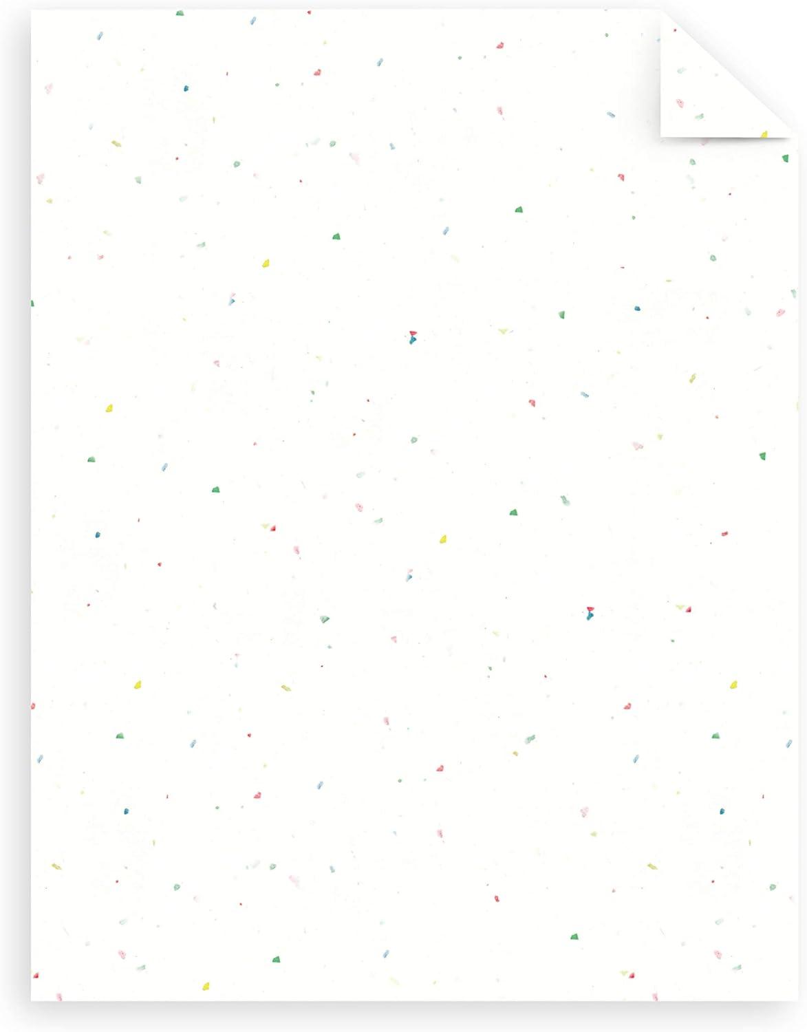 image:imageAstrobrights Mega Collection Colored Cardstock Bright Confetti White 320 Sheets 65 lb176 GSM 85 x 11 91683320 Count Pack of 6