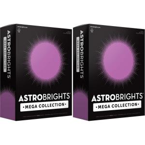 Astrobrights Mega Collection, Colored Cardstock, Bright Purple, 320 Sheets, 65 lb/176 gsm, 8.5″ x 11″ – MORE SHEETS! (91697)(320 Count (Pack of 2))